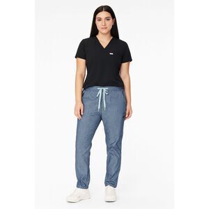 FIGS Gray Technical Collection Kade Scrub Pants   Women's Size Small